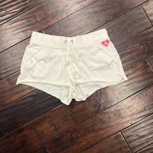 Victoria’s Secret white short shorts